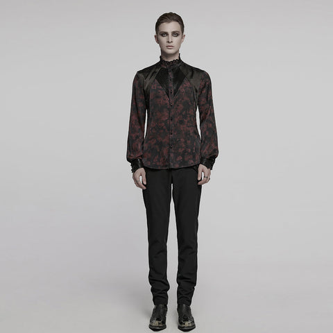 Gothic Mystery Plisseehemd