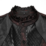 Gothic Mystery Plisseehemd