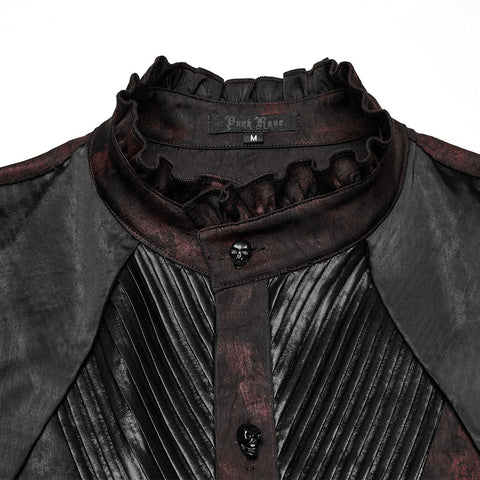 Gothic Mystery Plisseehemd