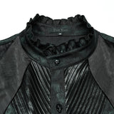 Gothic Mystery Plisseehemd