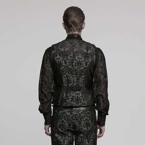 Weste mit Goth Palace-Stickerei