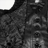 Weste mit Goth Palace-Stickerei