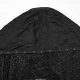 Goth Decadent Asymmetrische Kapuzenstrickjacke