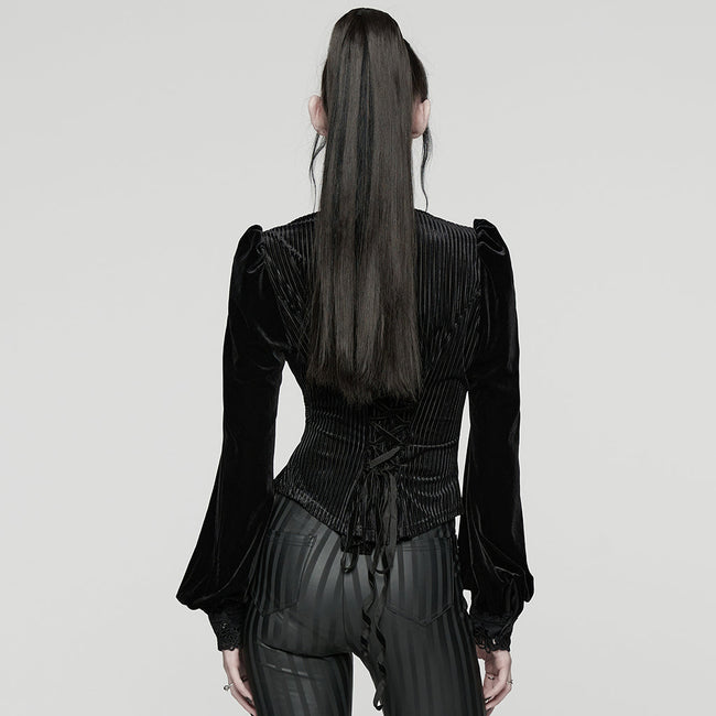 Täglich zartes Samt-Gothic-Hemd