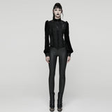 Täglich zartes Samt-Gothic-Hemd