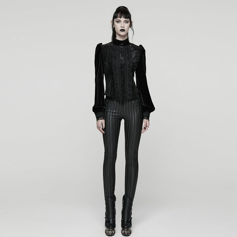 Täglich zartes Samt-Gothic-Hemd