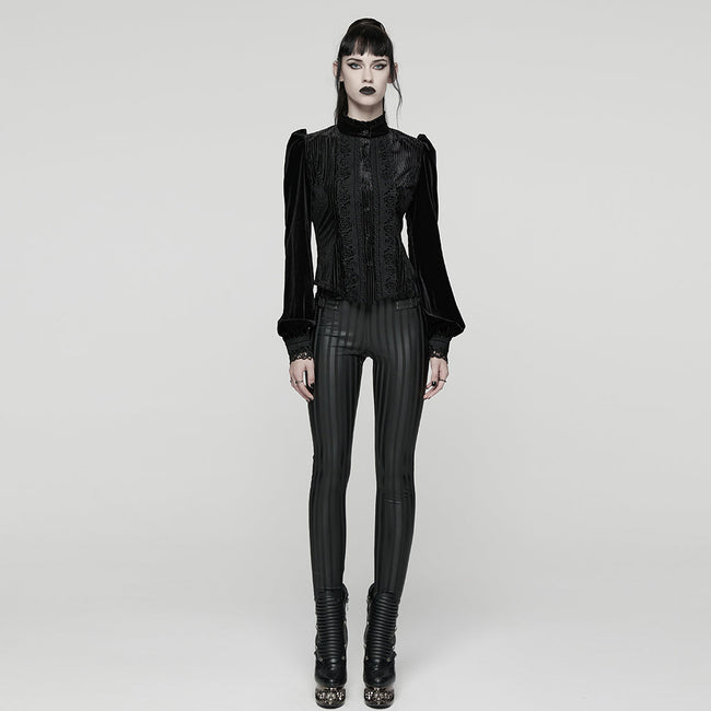 Täglich zartes Samt-Gothic-Hemd