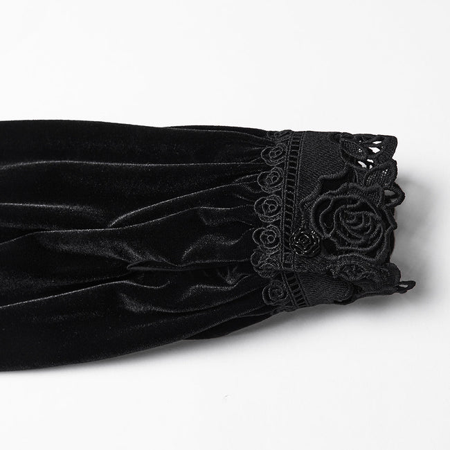 Täglich zartes Samt-Gothic-Hemd