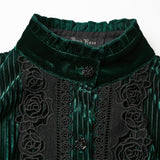 Täglich zartes Samt-Gothic-Hemd