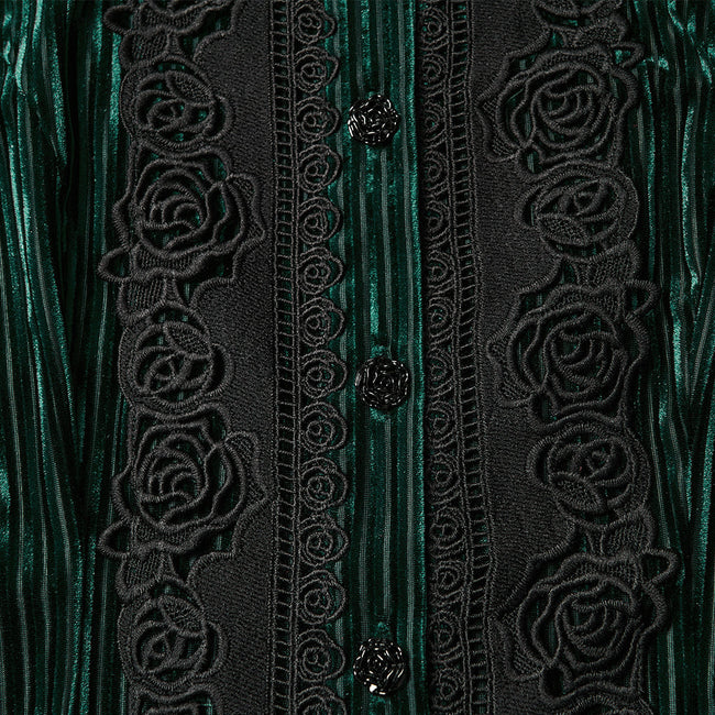 Täglich zartes Samt-Gothic-Hemd