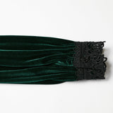 Täglich zartes Samt-Gothic-Hemd