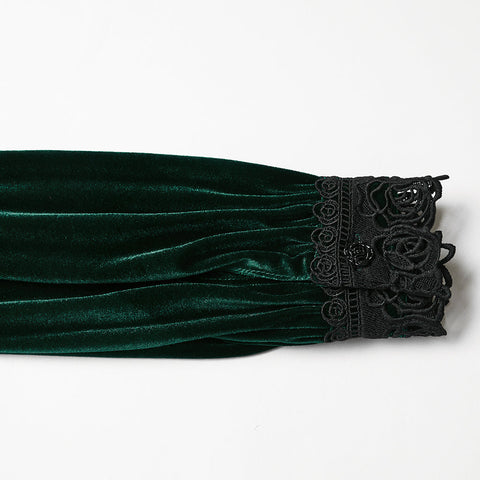 Täglich zartes Samt-Gothic-Hemd