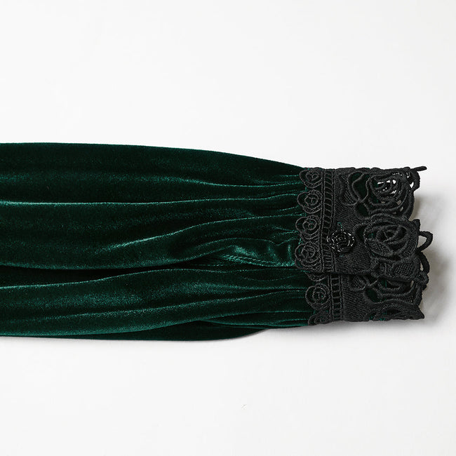 Täglich zartes Samt-Gothic-Hemd