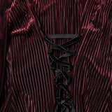 Täglich zartes Samt-Gothic-Hemd