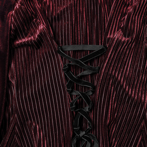 Täglich zartes Samt-Gothic-Hemd