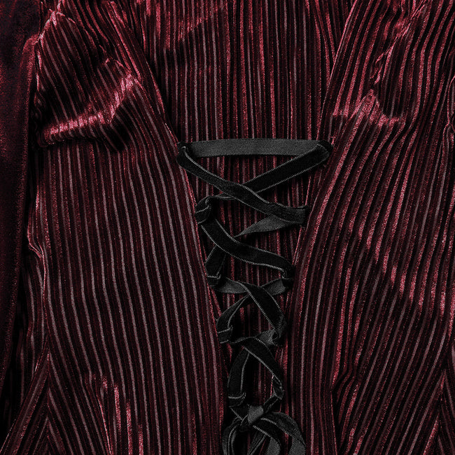 Täglich zartes Samt-Gothic-Hemd