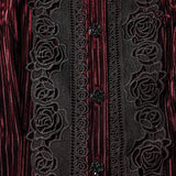 Täglich zartes Samt-Gothic-Hemd