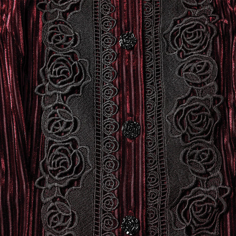 Täglich zartes Samt-Gothic-Hemd