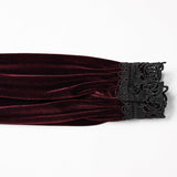 Täglich zartes Samt-Gothic-Hemd