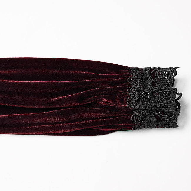 Täglich zartes Samt-Gothic-Hemd