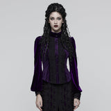 Täglich zartes Samt-Gothic-Hemd