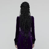 Täglich zartes Samt-Gothic-Hemd