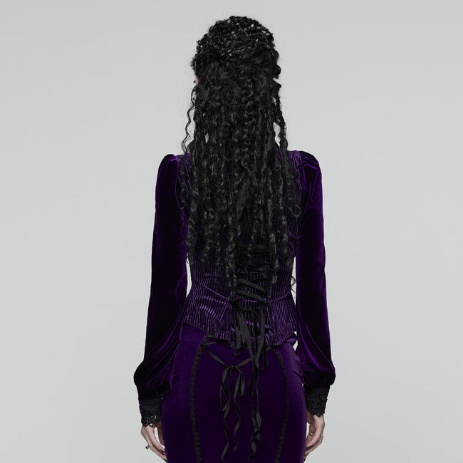 Täglich zartes Samt-Gothic-Hemd