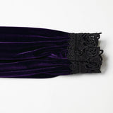 Täglich zartes Samt-Gothic-Hemd