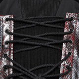 Punk-Tube-Top mit Kordelzug