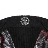 Punk-Tube-Top mit Kordelzug
