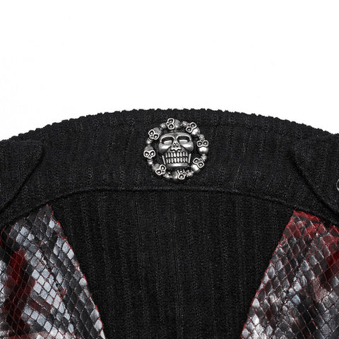 Punk-Tube-Top mit Kordelzug