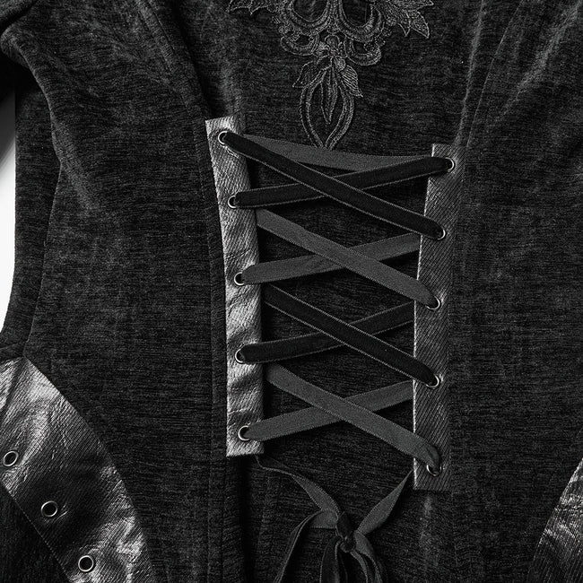 geheimnisvoller Kapuzenmantel im Gothic-Stil