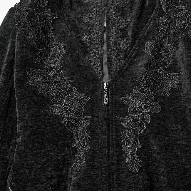 geheimnisvoller Kapuzenmantel im Gothic-Stil