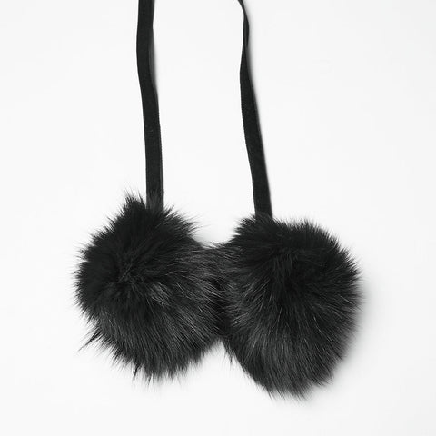 Wunderschöner Gothic-Plüschmantel