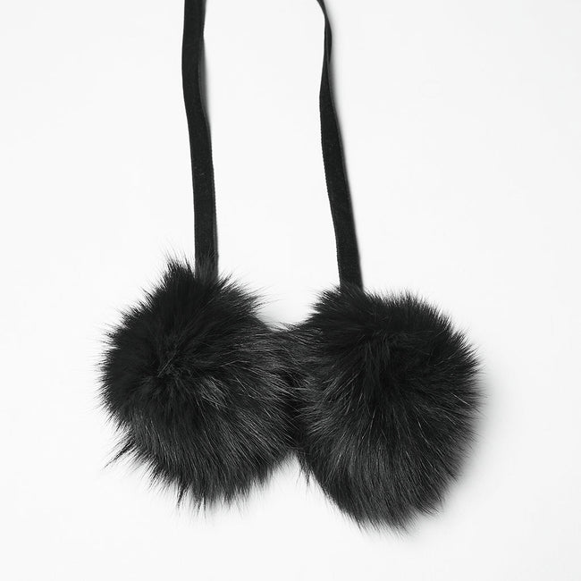 Wunderschöner Gothic-Plüschmantel