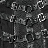 Punk-Skelettmantel mit Doppelreißverschluss