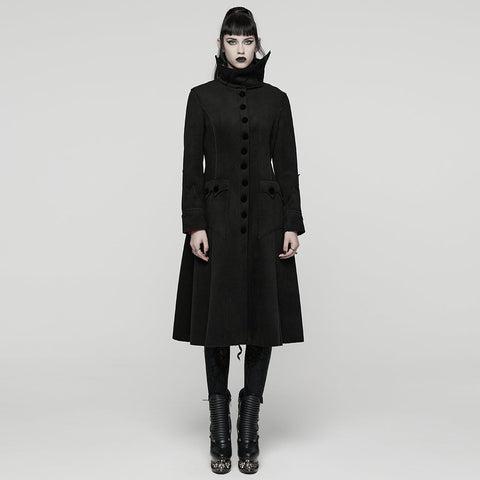 Nachtfledermaus-Gothic-Wollmantel