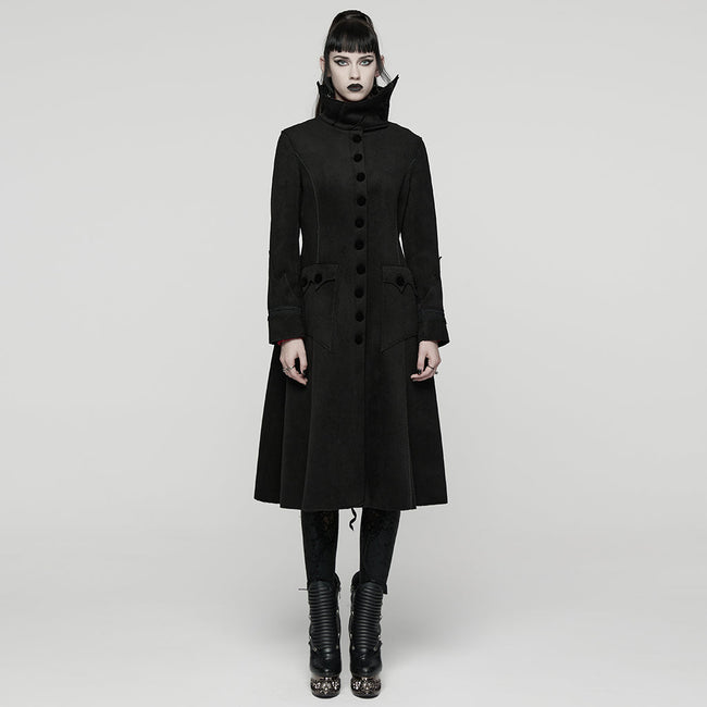 Nachtfledermaus-Gothic-Wollmantel