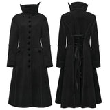 Nachtfledermaus-Gothic-Wollmantel