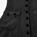 Nachtfledermaus-Gothic-Wollmantel