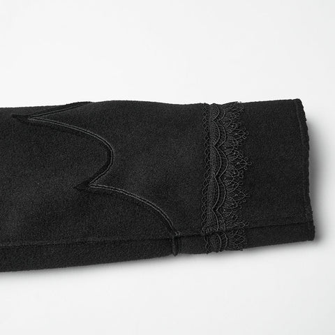 Nachtfledermaus-Gothic-Wollmantel