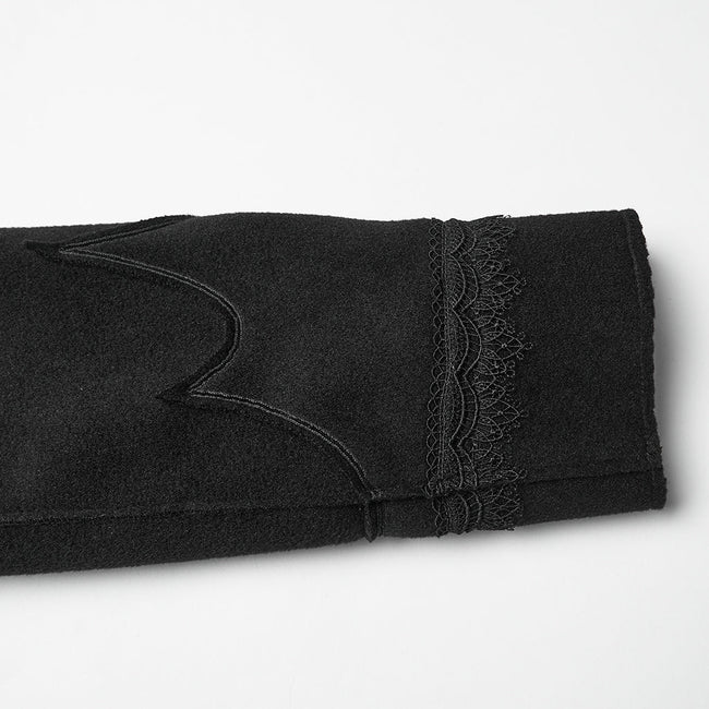 Nachtfledermaus-Gothic-Wollmantel