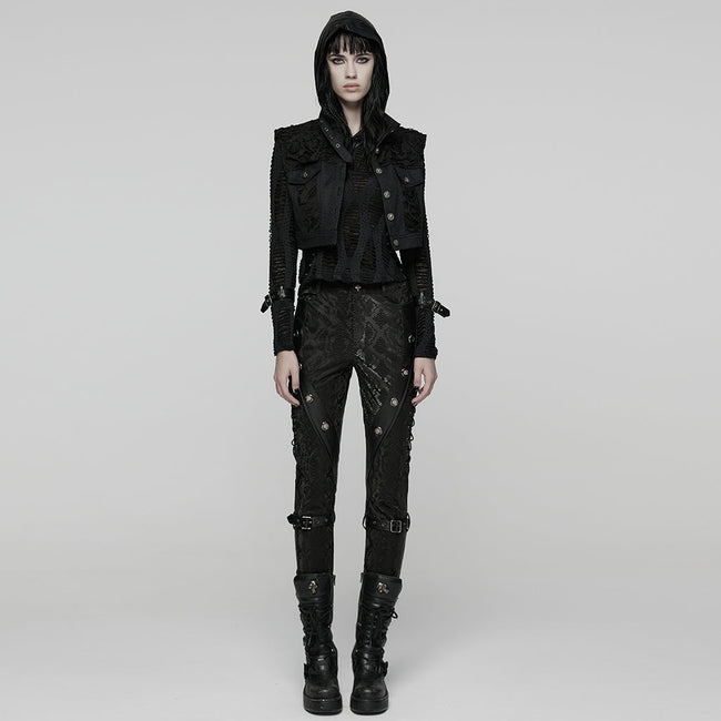 Coole, zerfetzte Punk-Kurzweste