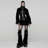 Punkiger, ultraweicher Pelzmantel