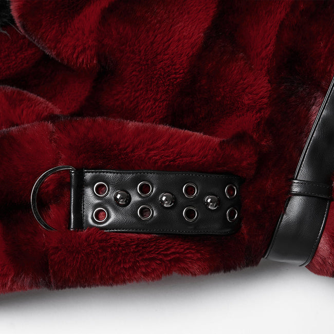 Punkiger, ultraweicher Pelzmantel