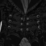 Gothic-Mantel mit Vintage-Print