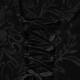 Gothic-Mantel mit Vintage-Print