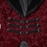 Gothic-Mantel mit Vintage-Print