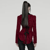 Gothic-Mantel mit Vintage-Print