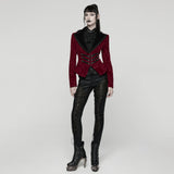 Gothic-Mantel mit Vintage-Print